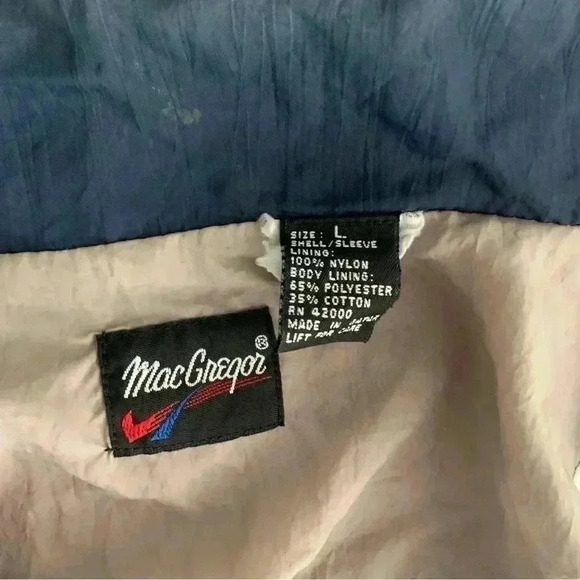 Max Gregor navy and grey windbreaker - Picture 4 of 4